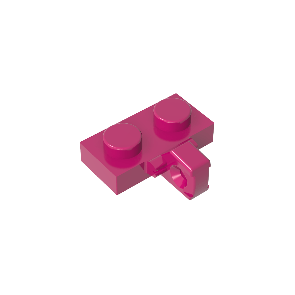 Hinge Plate 1 x 2 Locking with 1 Finger on Side, without Groove