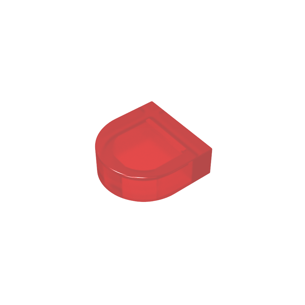 Tile 1 x 1 Half Circle