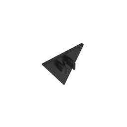 Road Sign Clip-on 2.2 x 2.667 Triangular-MyGobricks