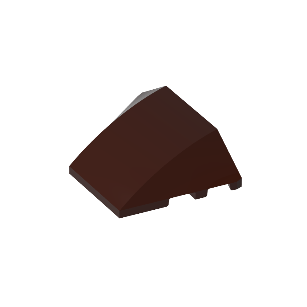 Wedge Curved 4 x 3 No Studs [Plain]-MyGobricks