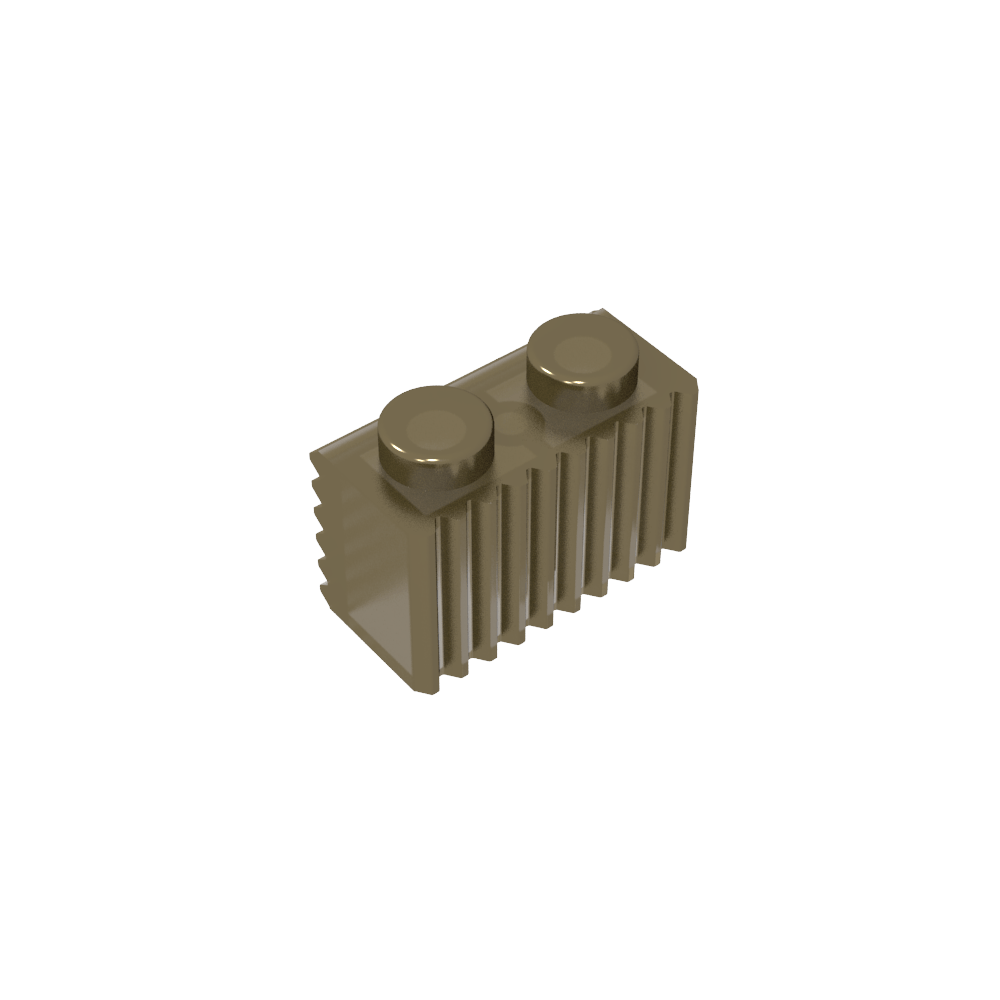 Brick Special 1 x 2 with Grill-MyGobricks