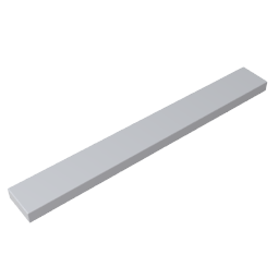 Tile 1 x 8 with Groove