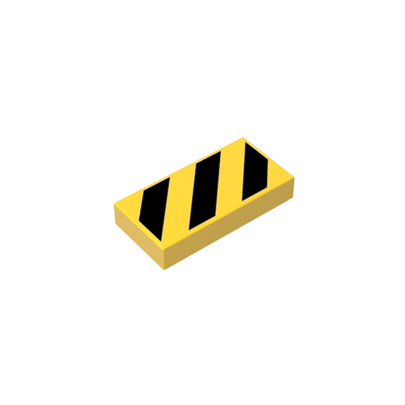 1x2 Glossy Panel Printing Warning Sign