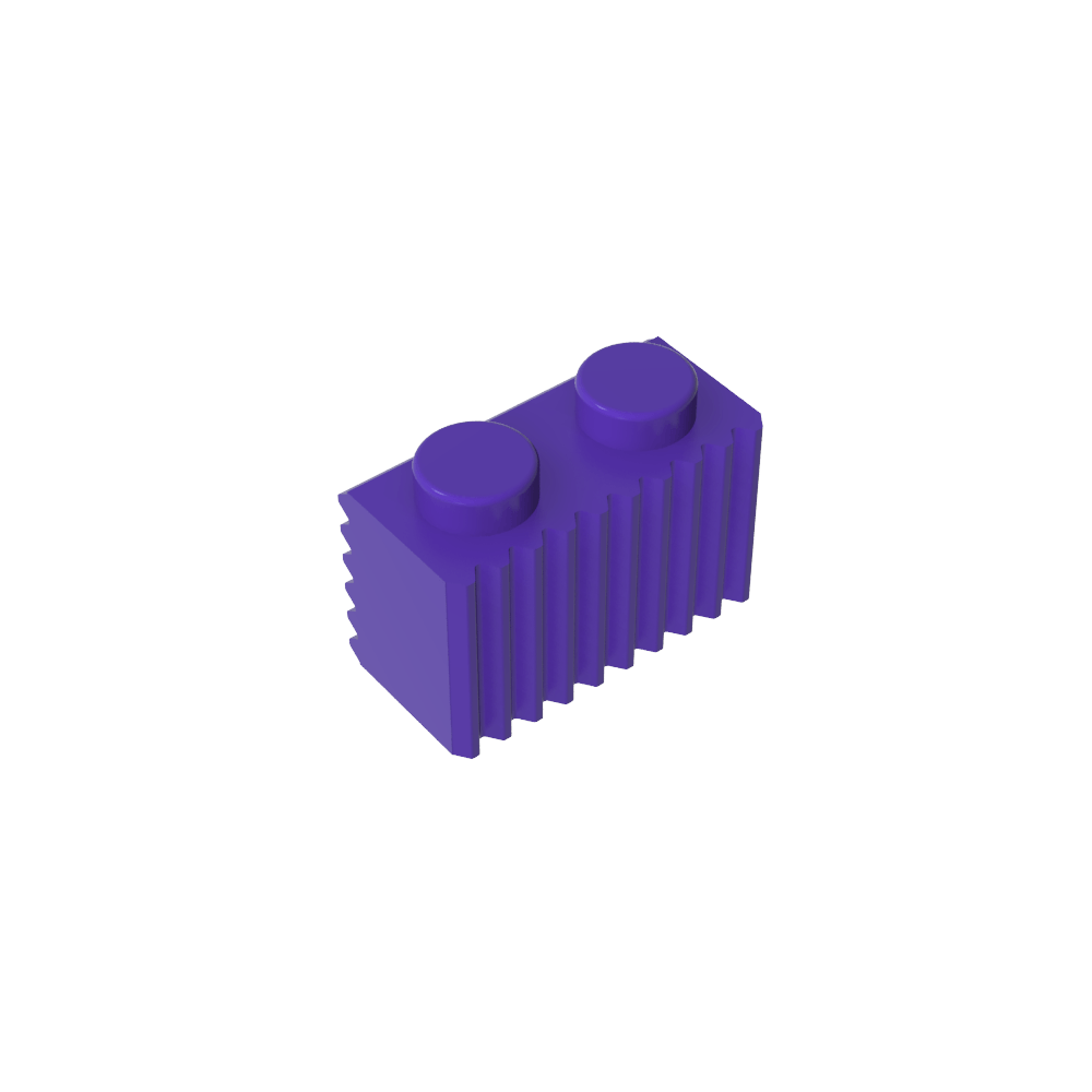 Brick Special 1 x 2 with Grill-MyGobricks