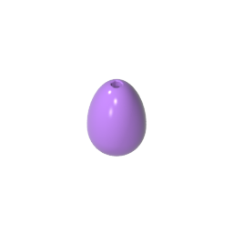 Food Egg with 1.5mm Hole [Plain]