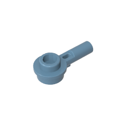 Plate Round 1 x 1 with Hollow Stud and Horizontal Bar 1L-MyGobricks