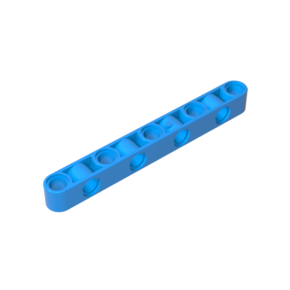 Technic Beam 1 x 9 Thick with Alternating Holes-MyGobricks