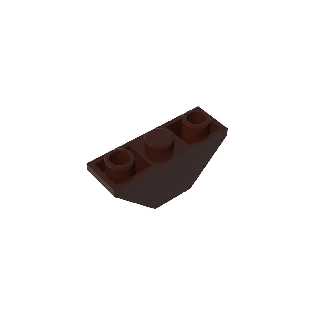 Slope Inverted 45° 3 x 1 Double with 2 Blocked Open Studs-MyGobricks