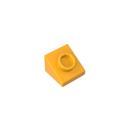 1x1x2/3 Beveled Brick with Dot