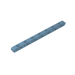 Technic Beam 1 x 15 Thick with Alternating Holes-MyGobricks