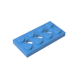 Technic Plate 2 x 4 [3 Holes]