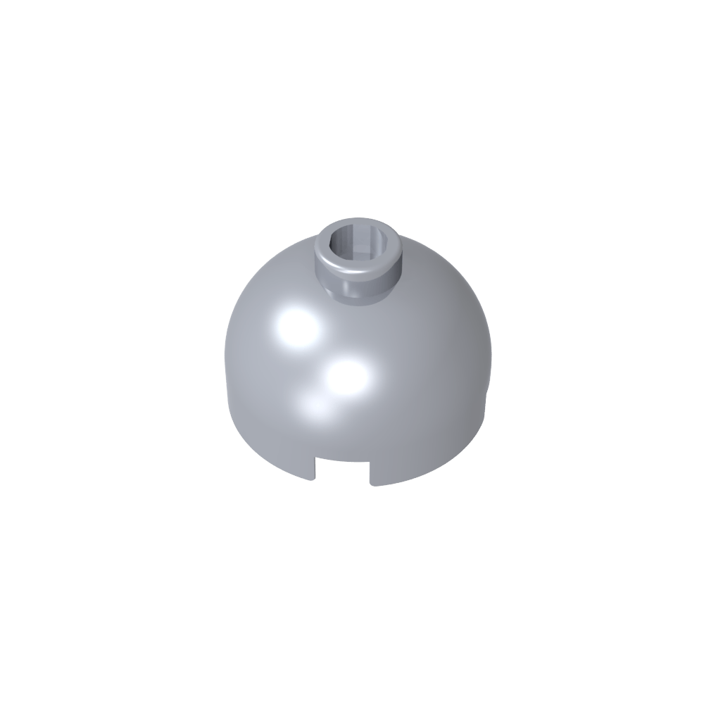 Brick Round 2 x 2 Dome Top - Blocked Open Stud without Bottom Axle Holder-MyGobricks