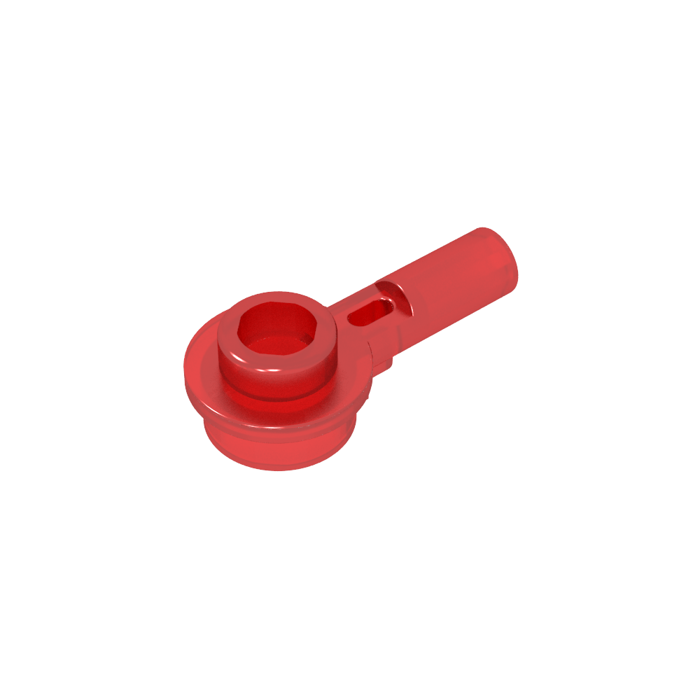 Plate Round 1 x 1 with Hollow Stud and Horizontal Bar 1L-MyGobricks