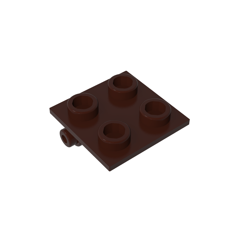 Hinge Brick 2 x 2 Top Plate Thin-MyGobricks
