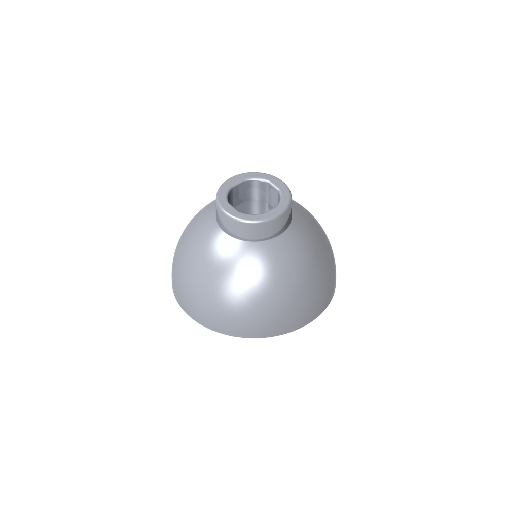 Brick Round 1.5 x 1.5 Dome Top [Plain]-MyGobricks