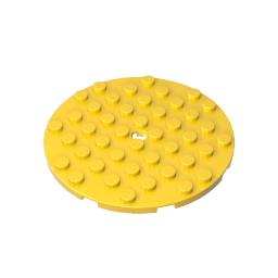 Plate 8 x 8 Round