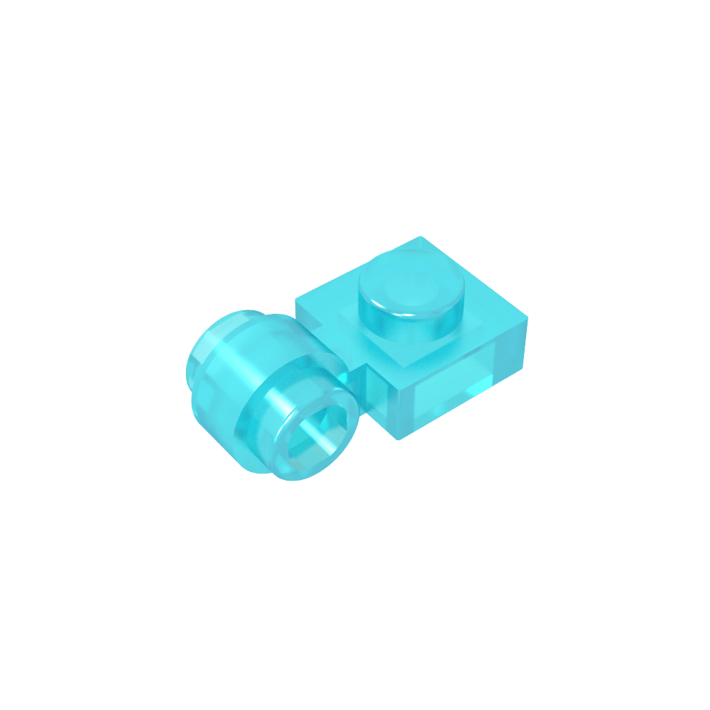 Plate Special 1 x 1 with Clip Light [Thick Ring]-MyGobricks