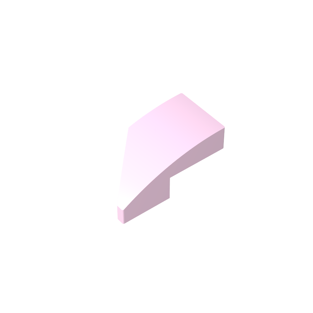 Slope Curved 2 x 1 with Stud Notch Right