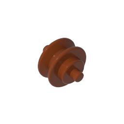 Wheel Centre Small with Stub Axles (Pulley Wheel)-MyGobricks