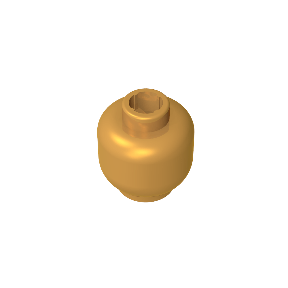 Minifig Head Plain [Blocked Open Stud]