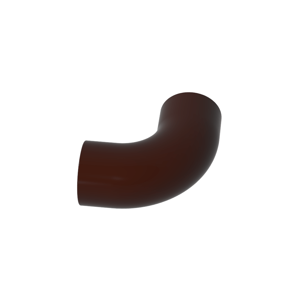 Brick Round 1 x 1 diameter Tube with 90 Degree Elbow (2 x 2 x 1) and Axle Holes (Crossholes) at each-MyGobricks