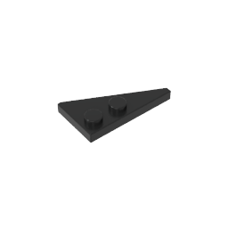 Wedge, Plate 4 x 2 Left, Pointed-MyGobricks