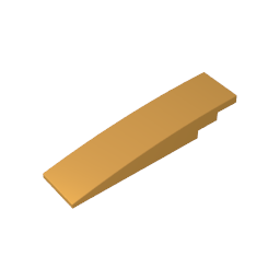 Slope Curved 8 x 2 No Studs