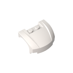 Vehicle Body, Wheel Arch / Mudguard 3 x 4 x 1 2/3 Low Profile, Curved Front
