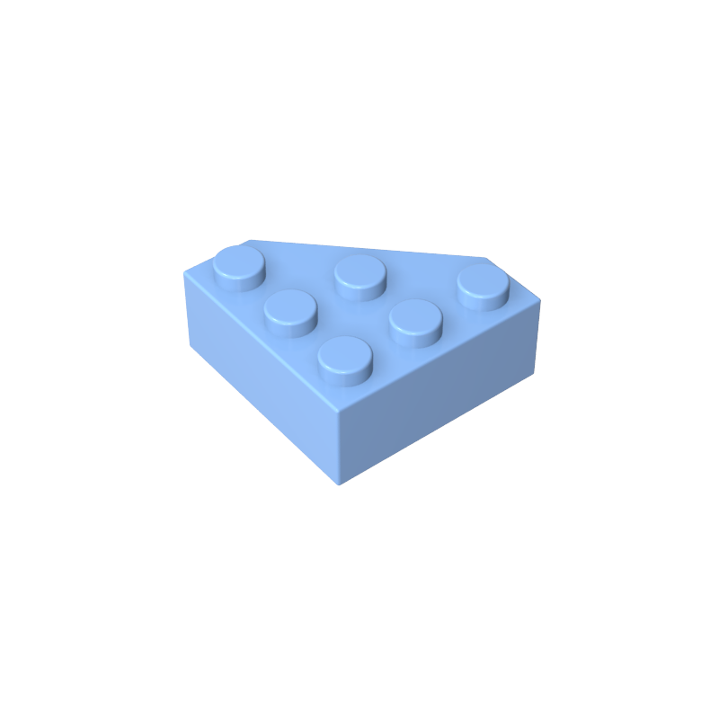 3x3 Wedge Brick Cut Angle Brick