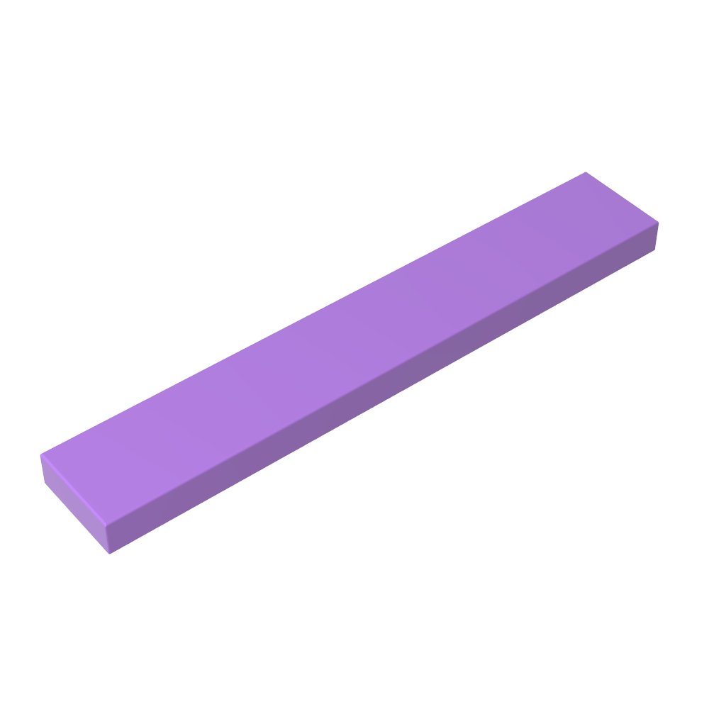 Tile 1 x 6 with Groove-MyGobricks
