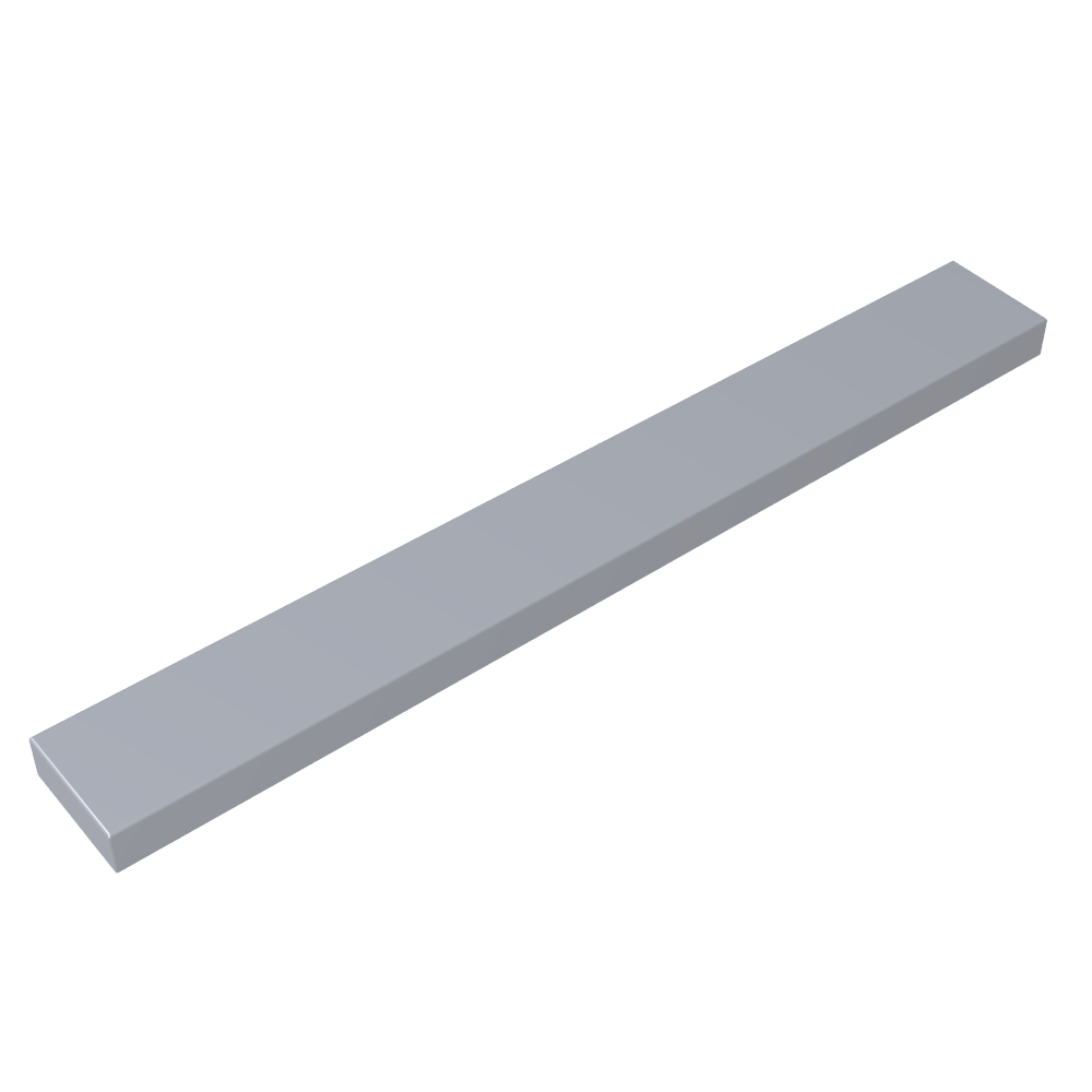 Tile 1 x 8 with Groove
