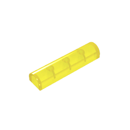 Brick Curved 1 x 4 x 2/3 Double Curved Top, No Studs