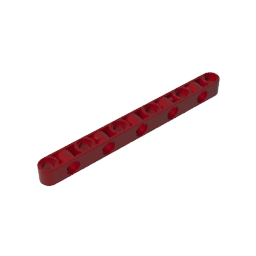 Technic Beam 1 x 11 Thick with Alternating Holes