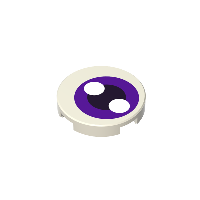2x2 Round Glossy Panel Print Eyes