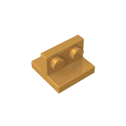 Bracket 2 x 2 with 1 x 2 Vertical Studs