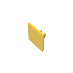 Road Sign Clip-on 2 x 2 Square [Thick Open O Clip]