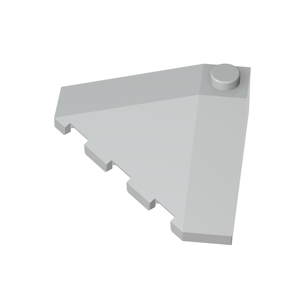 Wedge Sloped 18° 4 x 4 Corner-MyGobricks