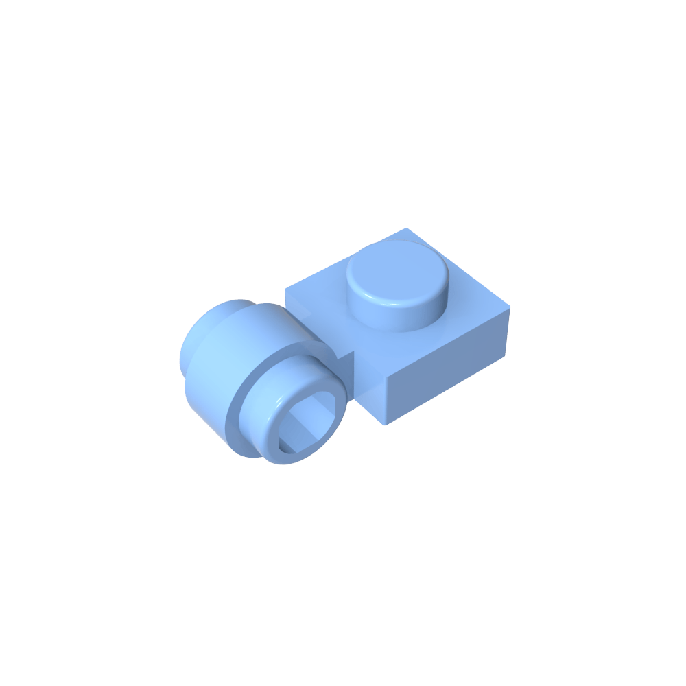 Plate Special 1 x 1 with Clip Light [Thick Ring]-MyGobricks