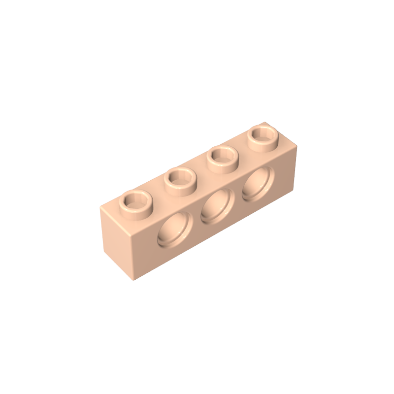 1x4 bricks with 3 holes