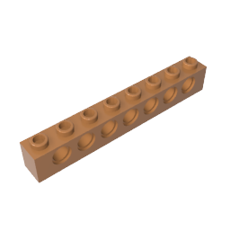 Technic Brick 1 x 8 [7 Holes]