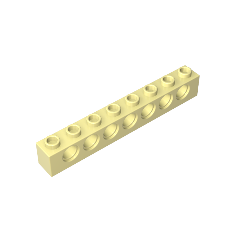 1x8 brick with 7 holes