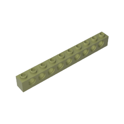 Technic Brick 1 x 10 [9 Holes]