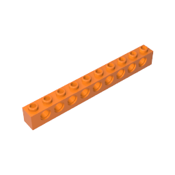 Technic Brick 1 x 10 [9 Holes]