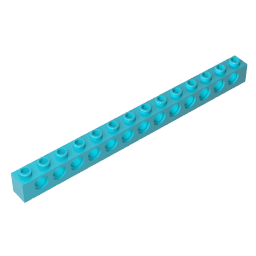 Technic Brick 1 x 14 [13 Holes]