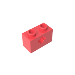 Technic Brick 1 x 2 with Axle Hole Type 1 [+ Opening] and Bottom Pin