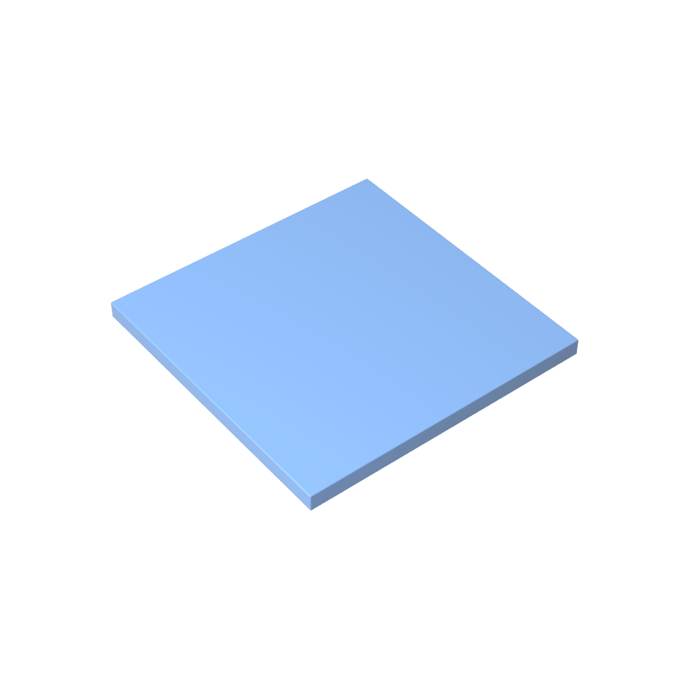 Tile 6 x 6 with Bottom Tubes