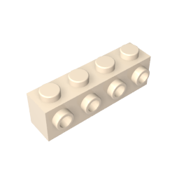Brick Special 1 x 4 with 4 Studs on One Side