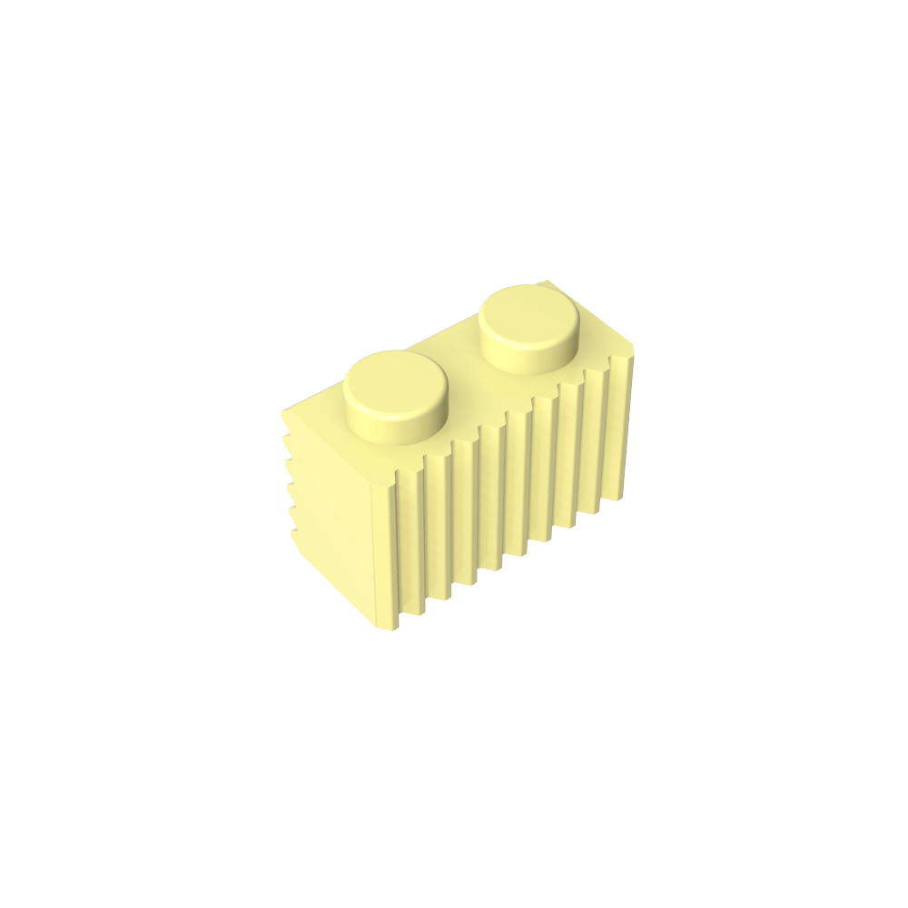 Brick Special 1 x 2 with Grill-MyGobricks