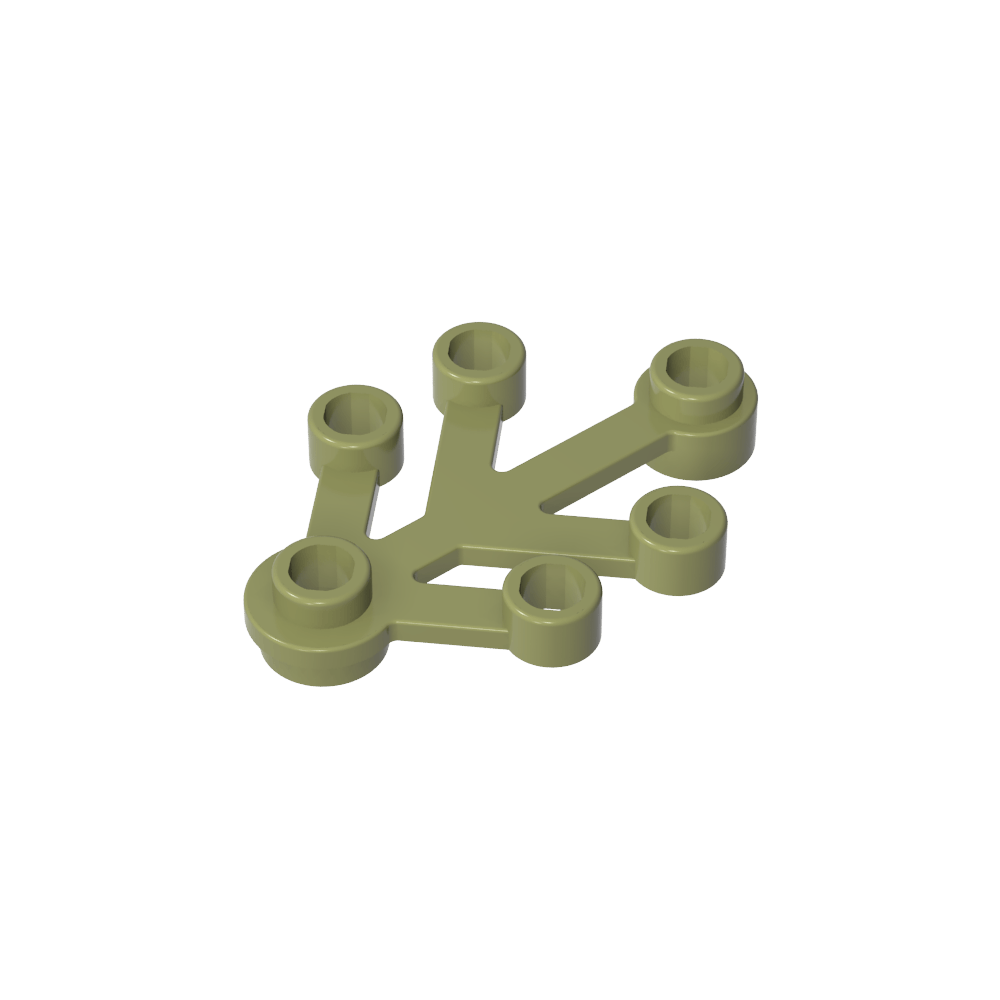 Plant, Leaves 4 x 3-MyGobricks