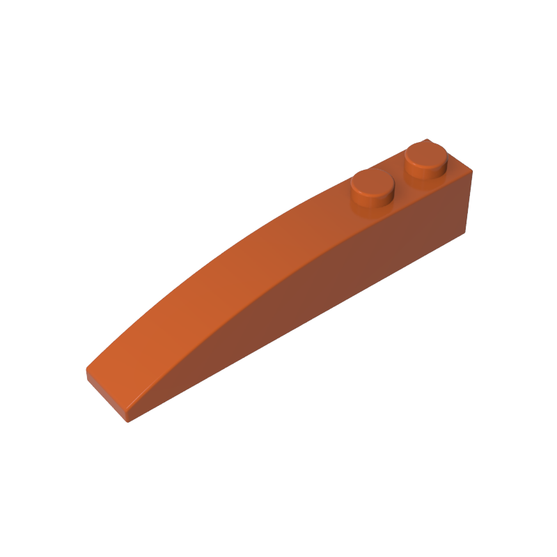 1x6 curved sloping bricks